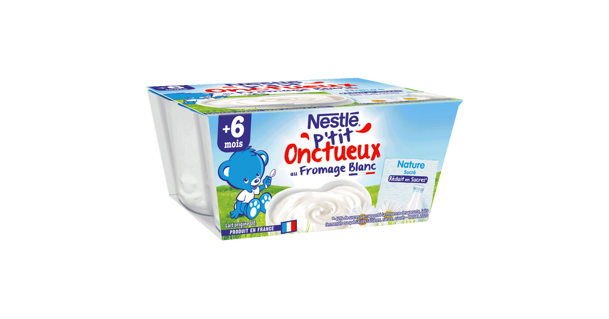 Fromage Blanc Bebe Nature P Tit Onctueux Nestle Bebe