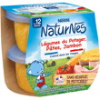 Petit pot NaturNes® Légumes du Potager, Pâtes, Jambon  (2x200g)
