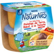 Petit pot NaturNes® Pommes de Terre, Bœuf, à la Tomate (2x200g)