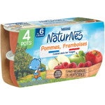 Petit pot NaturNes® Pommes Framboises (4x130g)