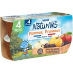 Petit pot NaturNes® Pommes Pruneaux (4x130g)