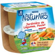 NaturNes ®  Classiques Jardinière de Légumes, Poulet 6M